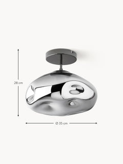 Mirror Glass Ceiling Lamp Amora