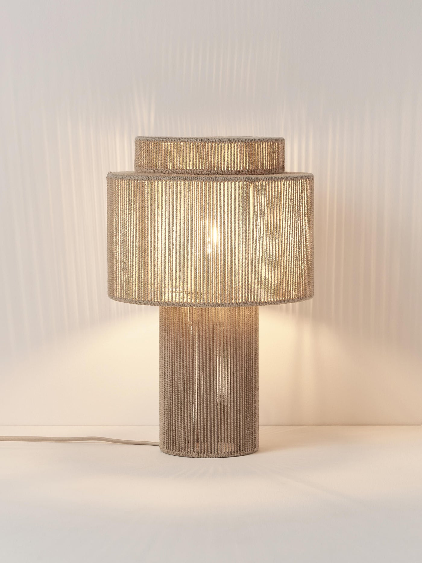 Linen Thread Table Lamp Lace