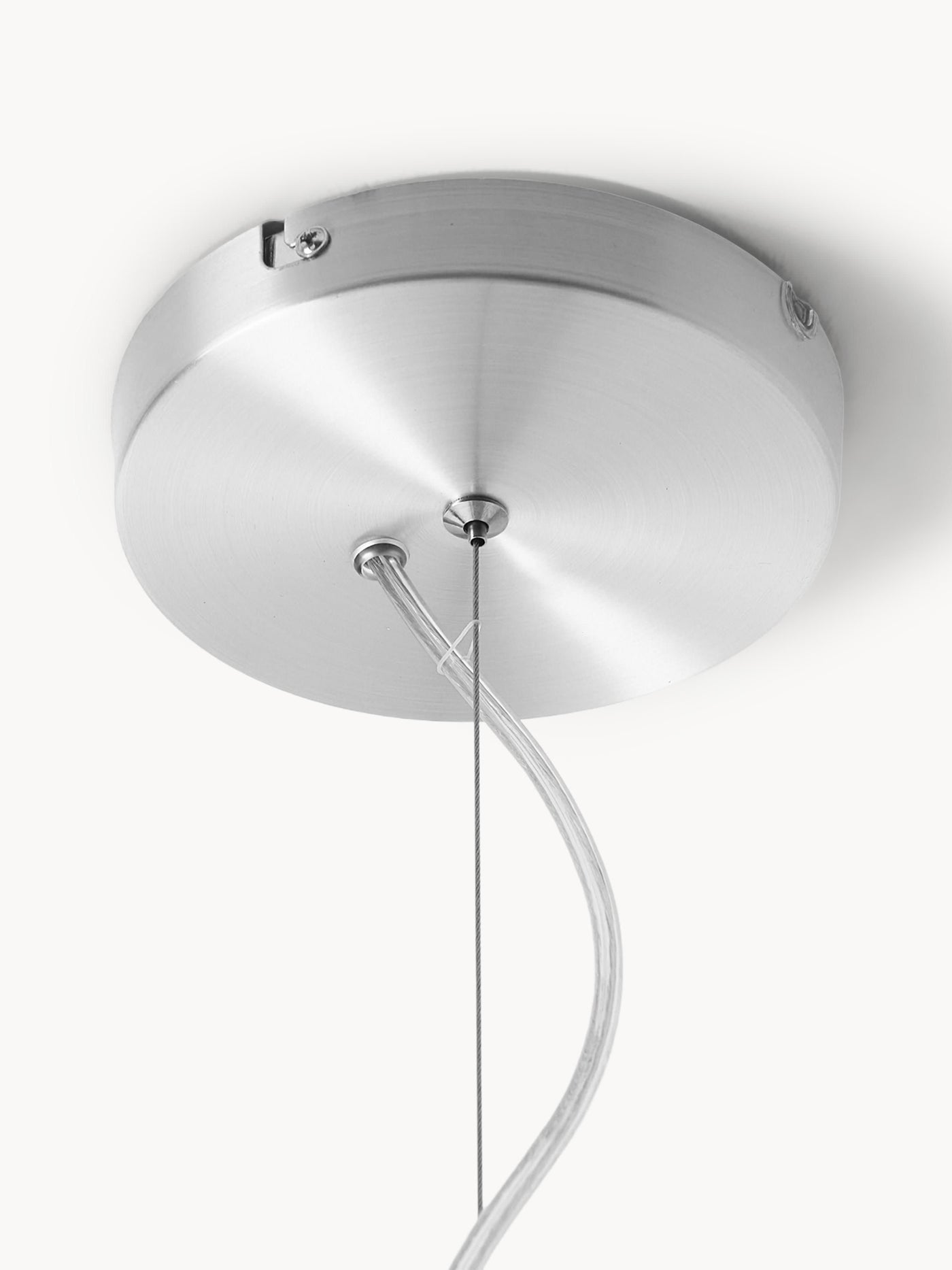 Ribbed Glass Pendant Light Emmi - Transparent