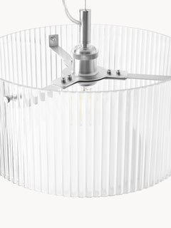 Ribbed Glass Pendant Light Emmi - Transparent