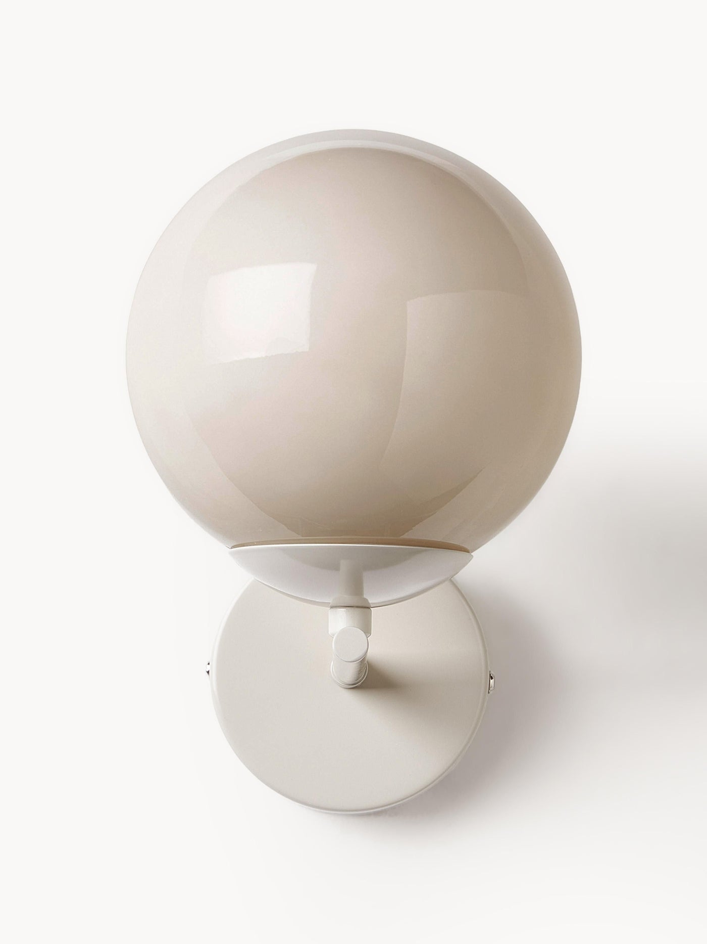 Wall Lamp Atlanta - Transparent Frame, Canopy: Light Beige
