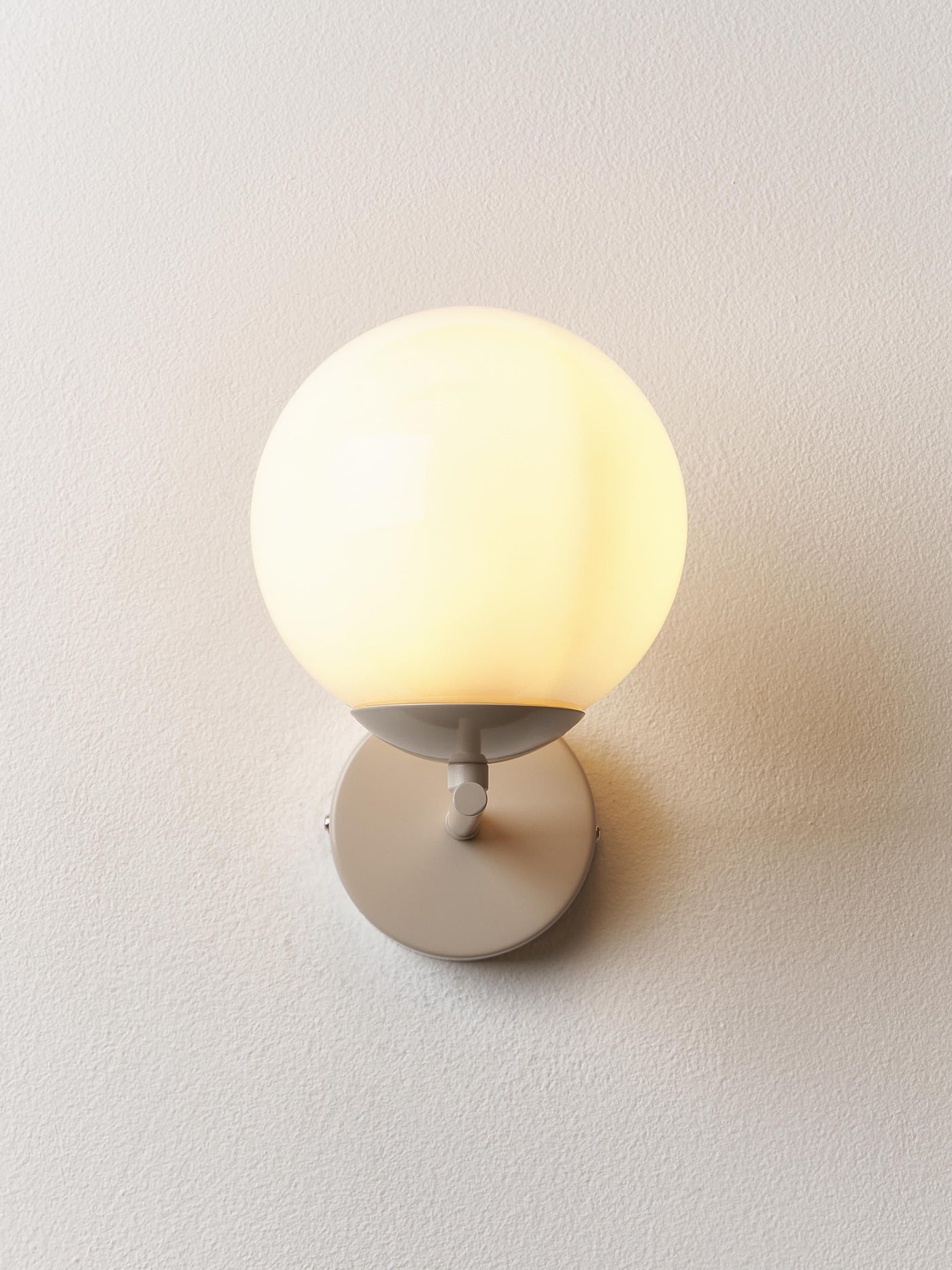 Wall Lamp Atlanta - Transparent Frame, Canopy: Light Beige