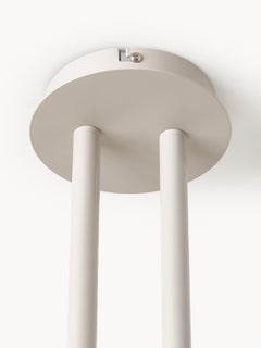 Pendant Light Atlanta - Transparent Frame & Canopy: Light Beige