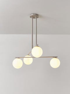 Pendant Light Atlanta - Transparent Frame & Canopy: Light Beige
