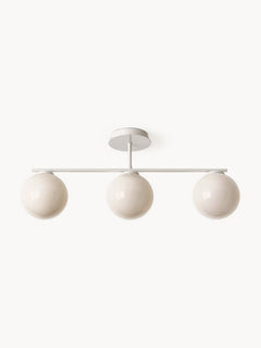 Ceiling Lamp Atlanta - Beige, Transparent Frame, Canopy: Light 