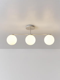 Ceiling Lamp Atlanta - Beige, Transparent Frame, Canopy: Light 