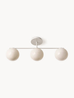 Ceiling Lamp Atlanta - Beige, Transparent Frame, Canopy: Light 