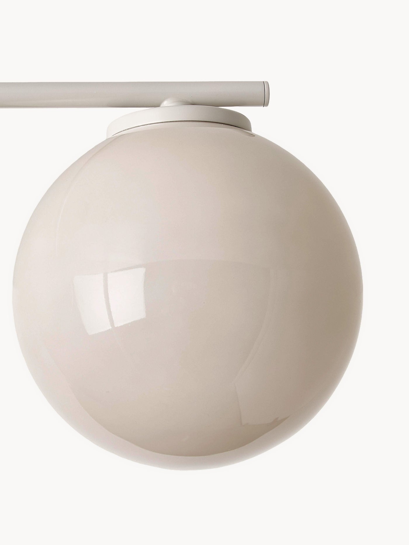 Ceiling Lamp Atlanta - Beige, Transparent Frame, Canopy: Light 