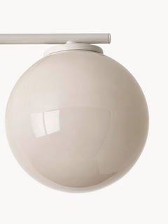Ceiling Lamp Atlanta - Beige, Transparent Frame, Canopy: Light 