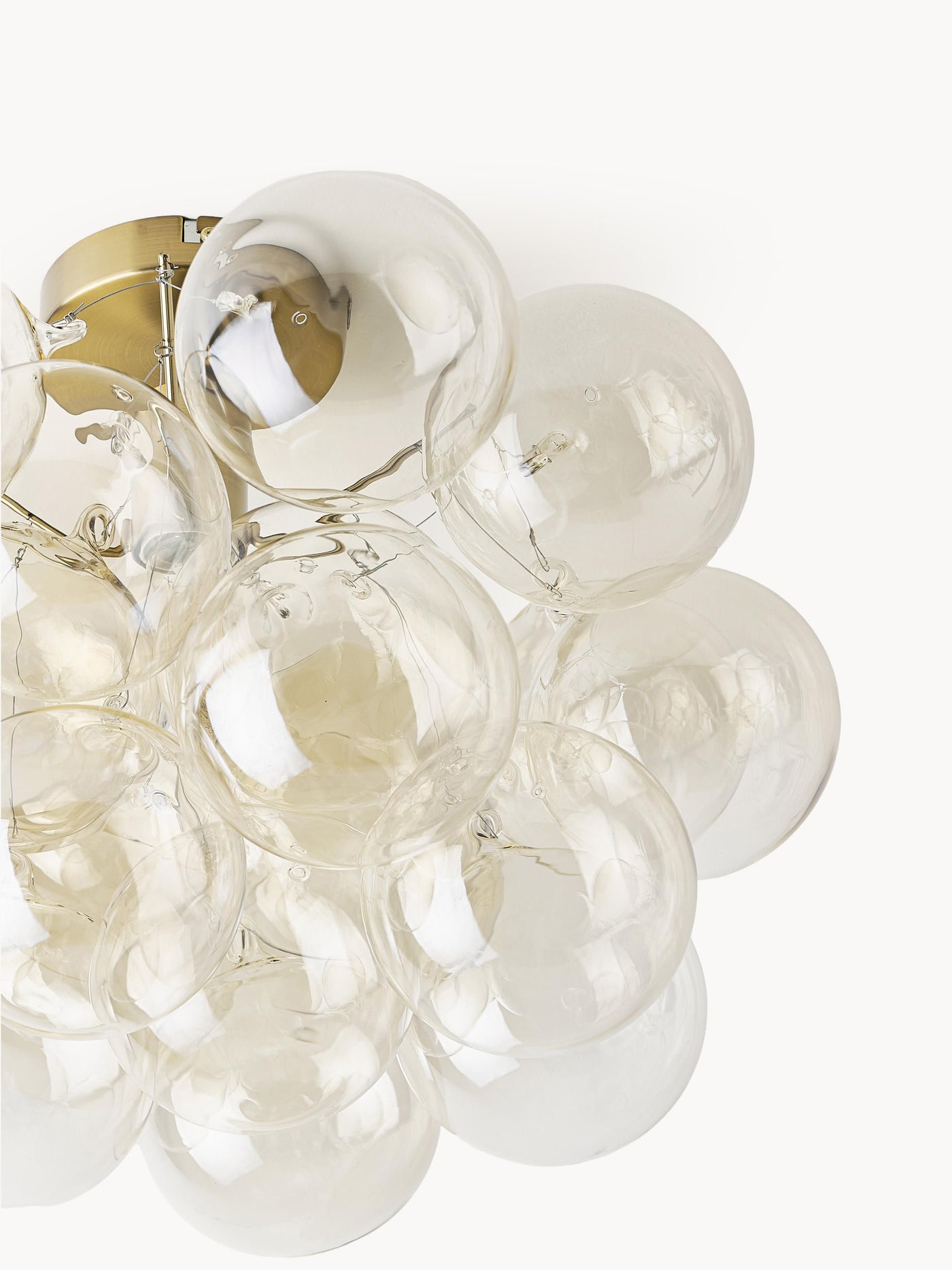 Glass Design Ceiling Lamp Bubbles - Transparent Canopy