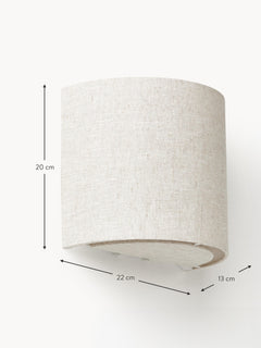 Linen Wall Lamp Ron