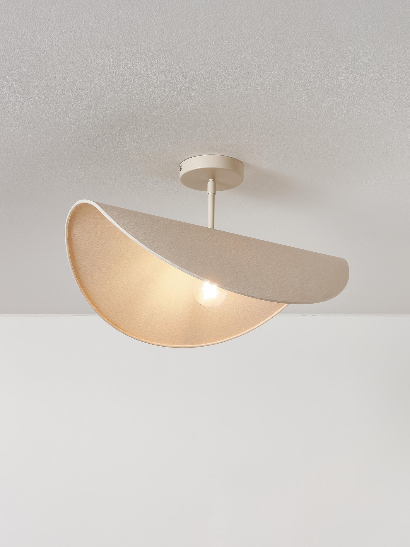 Linen Design Ceiling Lamp Kenzie