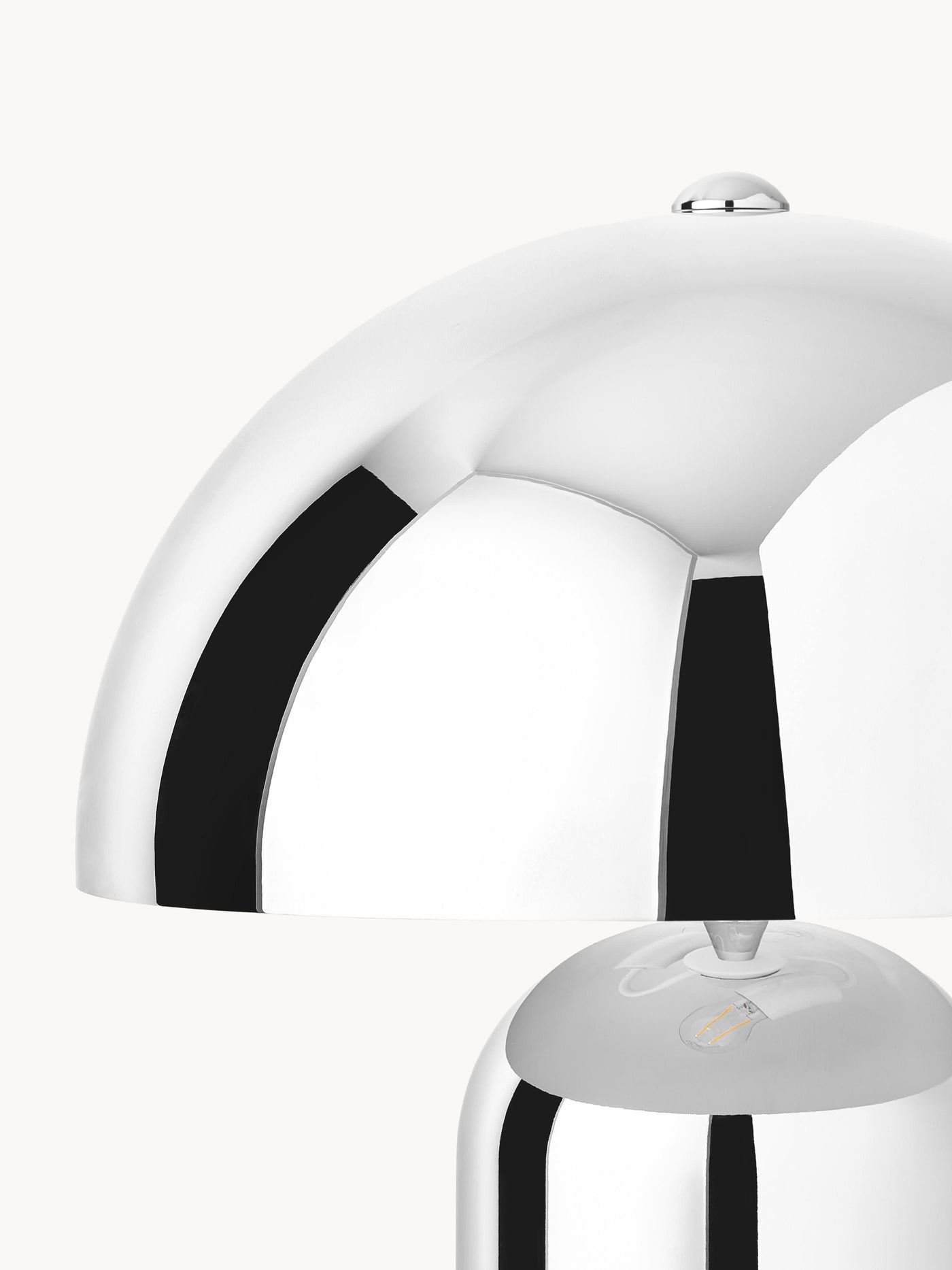 XL Retro Table Lamp Walter, H 55 cm - Matte White