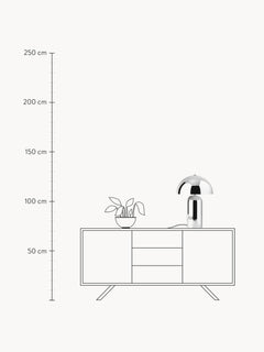 XL Retro Table Lamp Walter, H 55 cm - Matte White