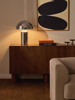 XL Retro Table Lamp Walter, H 55 cm - Matte White