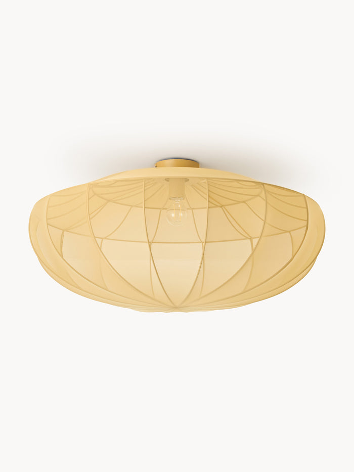 Large Mesh Ceiling Lamp Beau - Ochre