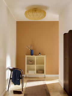 Large Mesh Ceiling Lamp Beau - Ochre