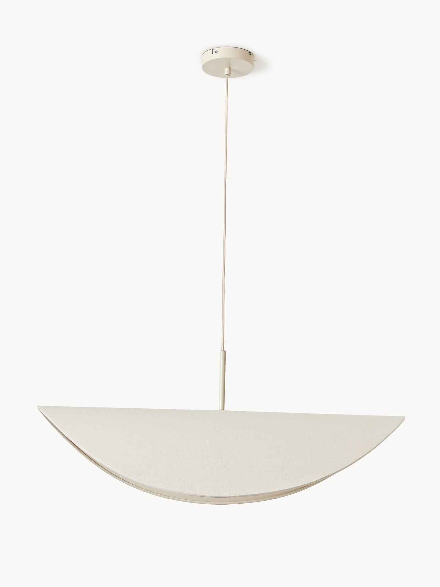 Large Linen Design Pendant Light Kenzie