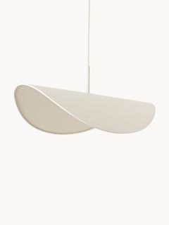 Large Linen Design Pendant Light Kenzie