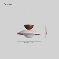 Cleo Travertine Pendant Lights - Neutralighting