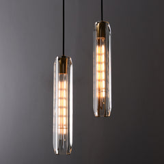 Charleen Double Pendant Brass