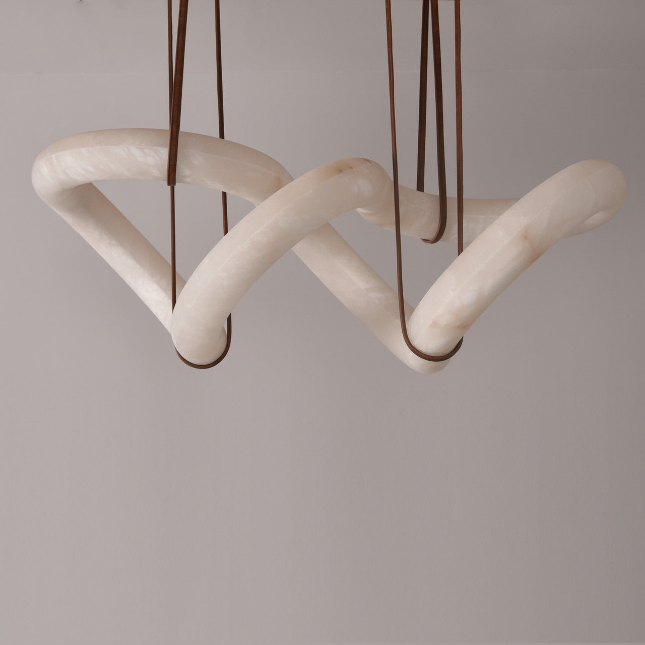 Mobius Alabaster Pendant