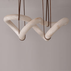 Mobius Alabaster Pendant