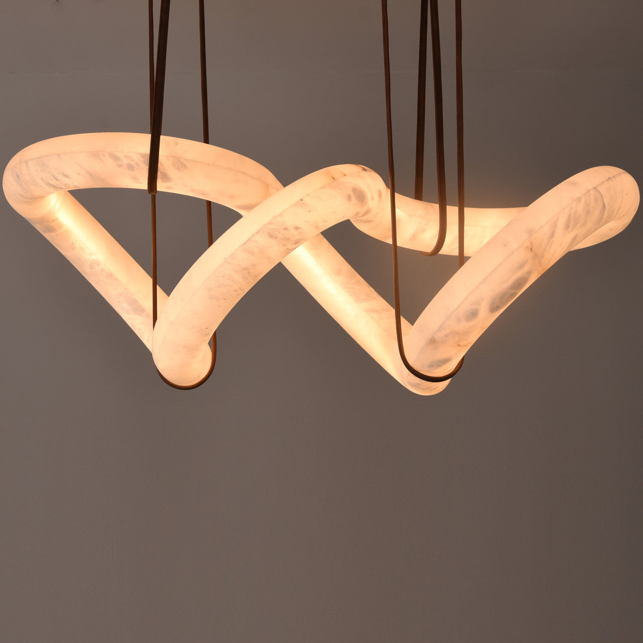 Mobius Alabaster Pendant