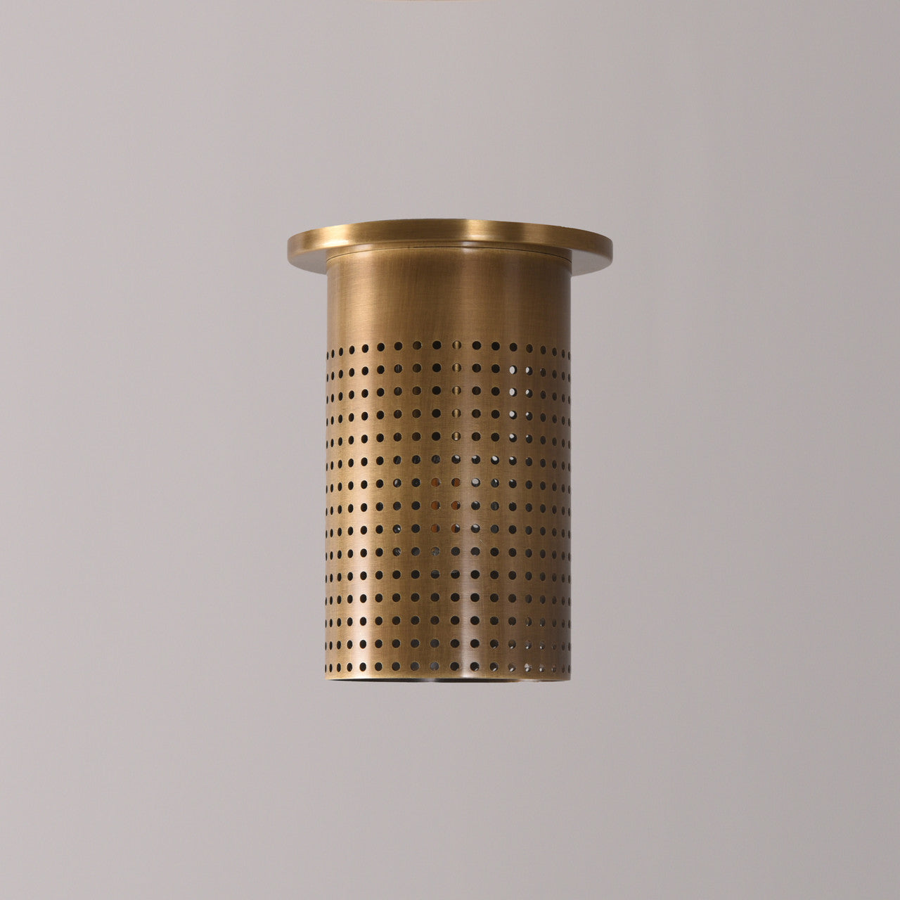 Xyla Cylinder Brass Flush Mount