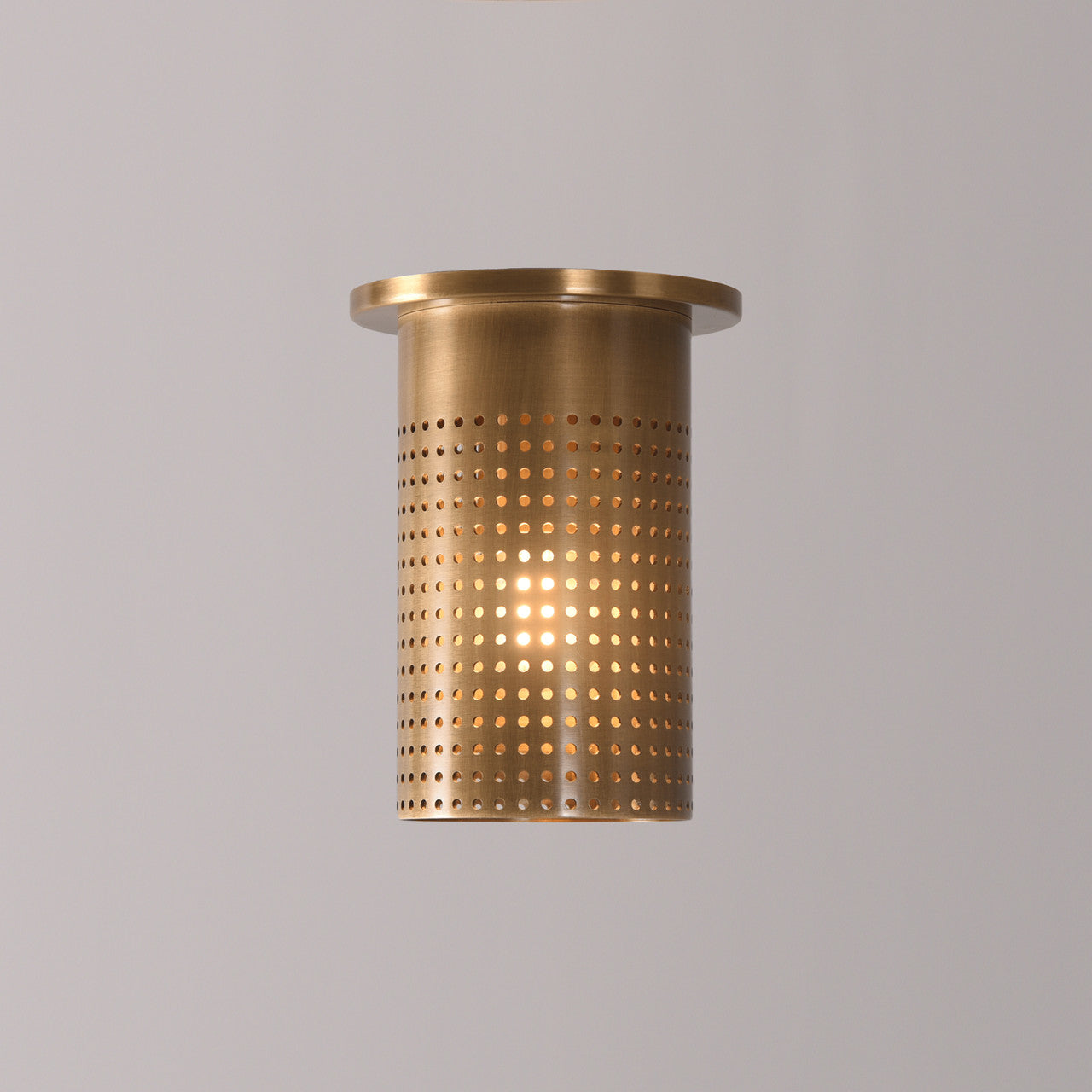 Xyla Cylinder Brass Flush Mount