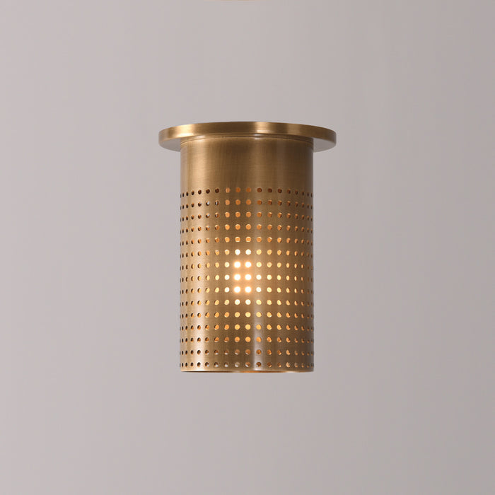 Xyla Cylinder Brass Flush Mount