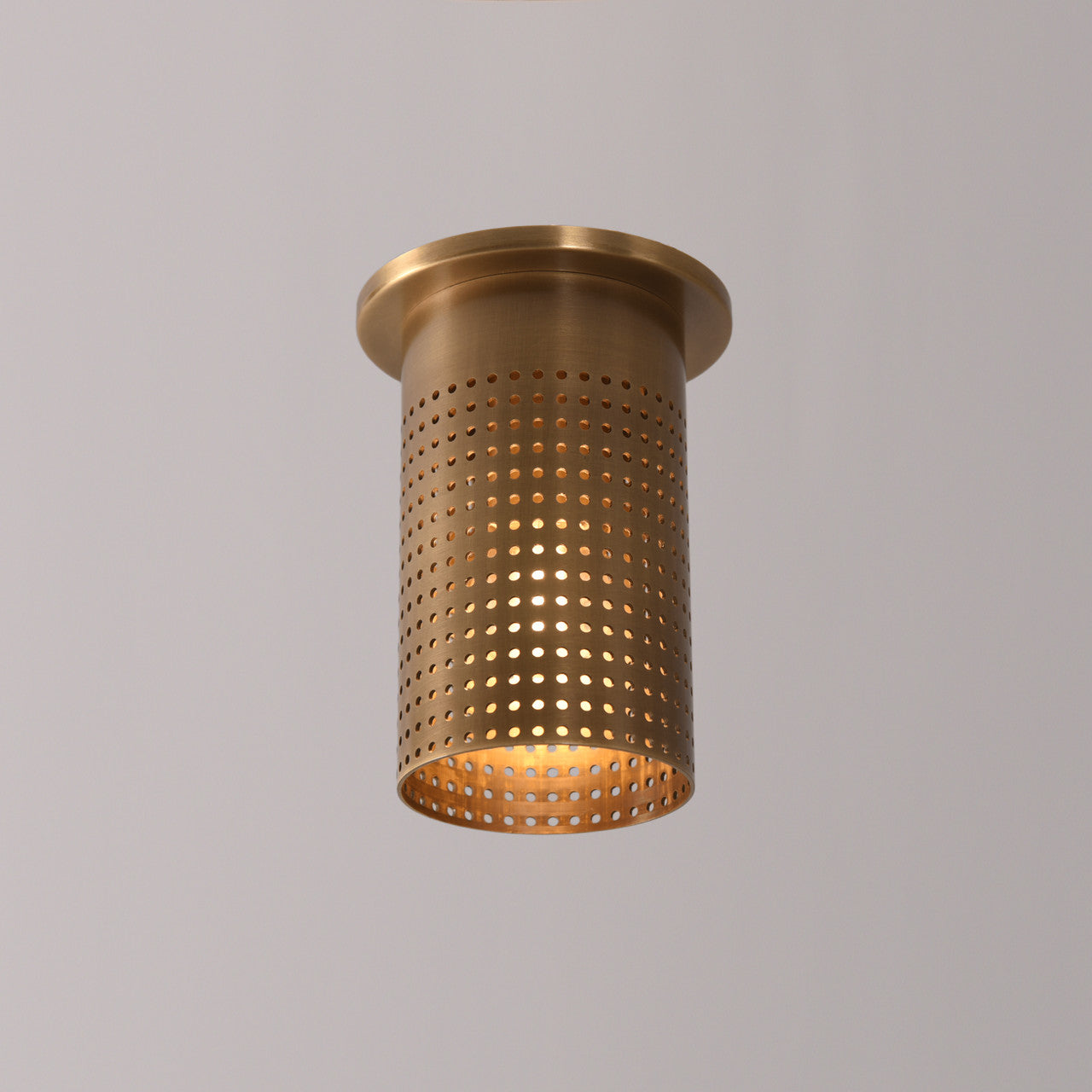Xyla Cylinder Brass Flush Mount