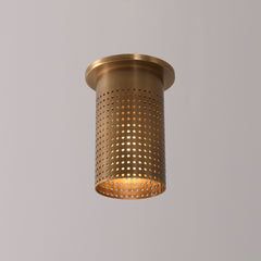 Xyla Cylinder Brass Flush Mount