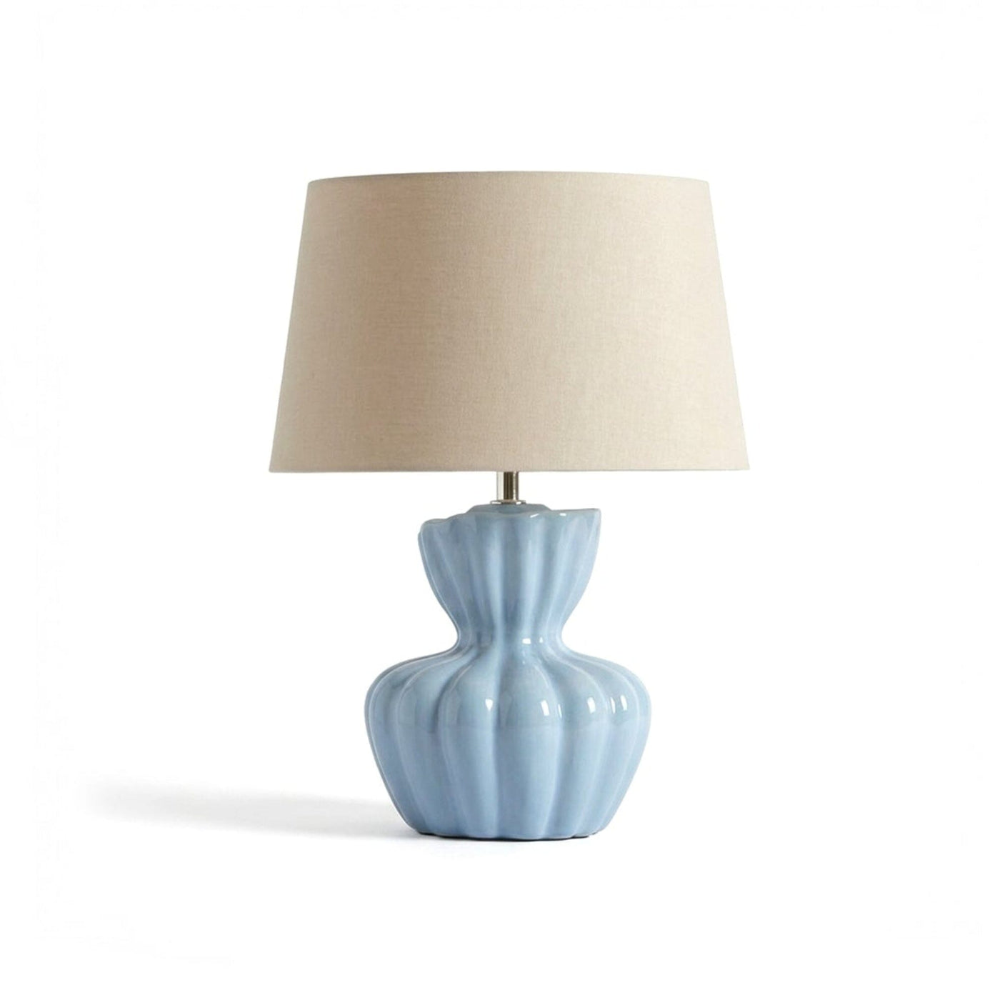 Dawes 30cm Ceramic Lamp Base - Cornflower Blue