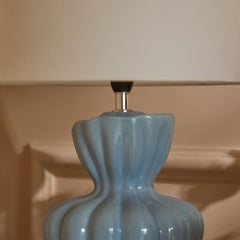 Dawes 30cm Ceramic Lamp Base - Cornflower Blue