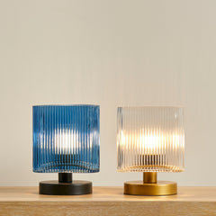 Edworth 20cm Table Lamp - Clear Glass