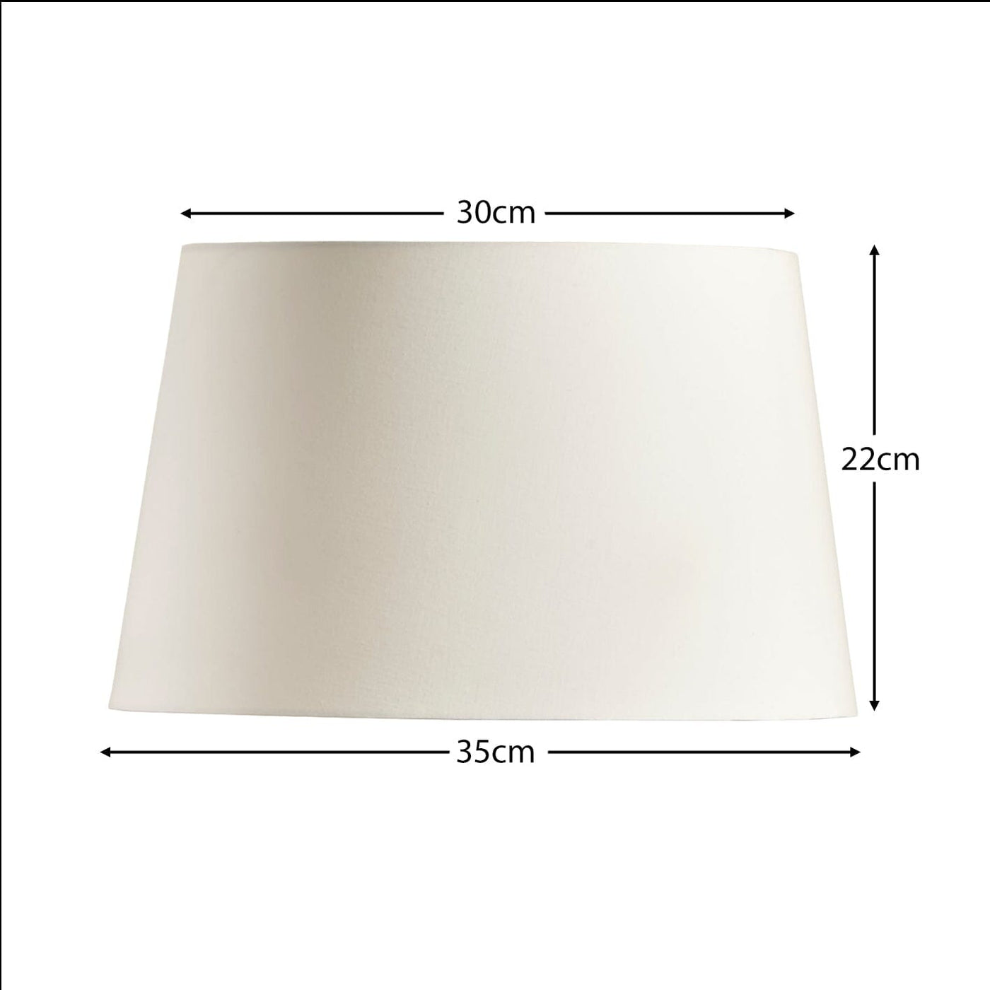 Coningsby Cotton White Lamp Shade - 35cm