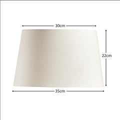 Coningsby Cotton White Lamp Shade - 35cm