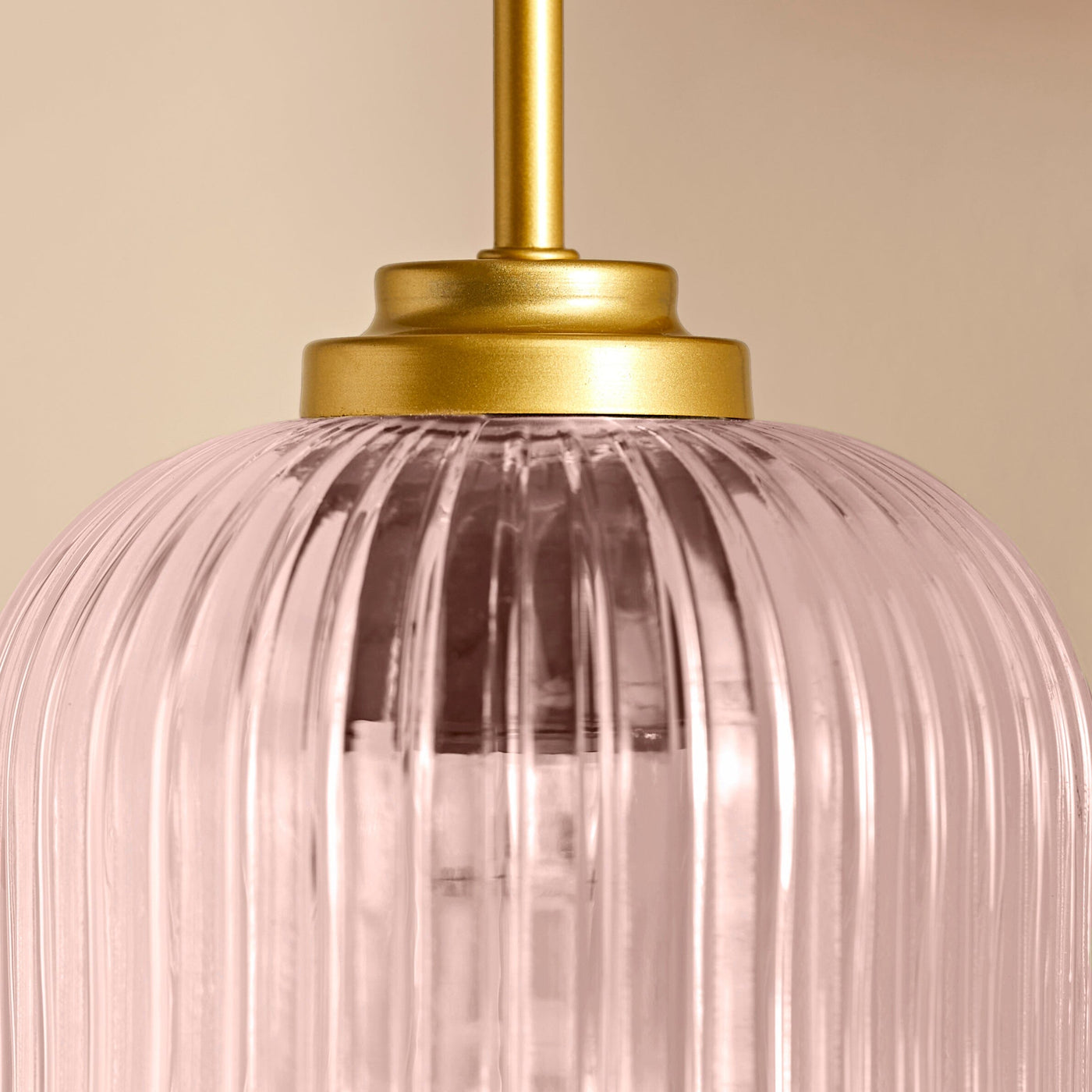 Elland Plug in Wall Light Gold - Blush Pink