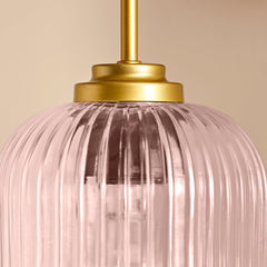 Elland Plug in Wall Light Gold - Blush Pink