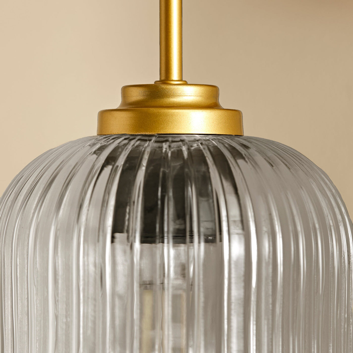 Elland Plug in Wall Light Gold - Smoked Glass