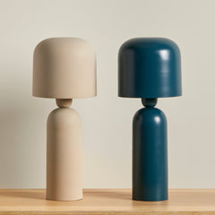Eltham 39cm Metal Table Lamp - Taupe