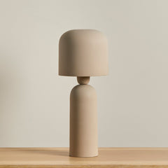 Eltham 39cm Metal Table Lamp - Taupe