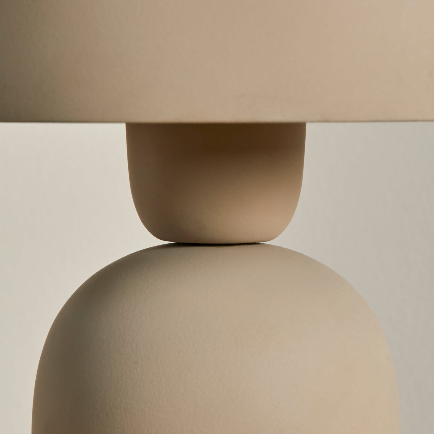 Eltham 39cm Metal Table Lamp - Taupe