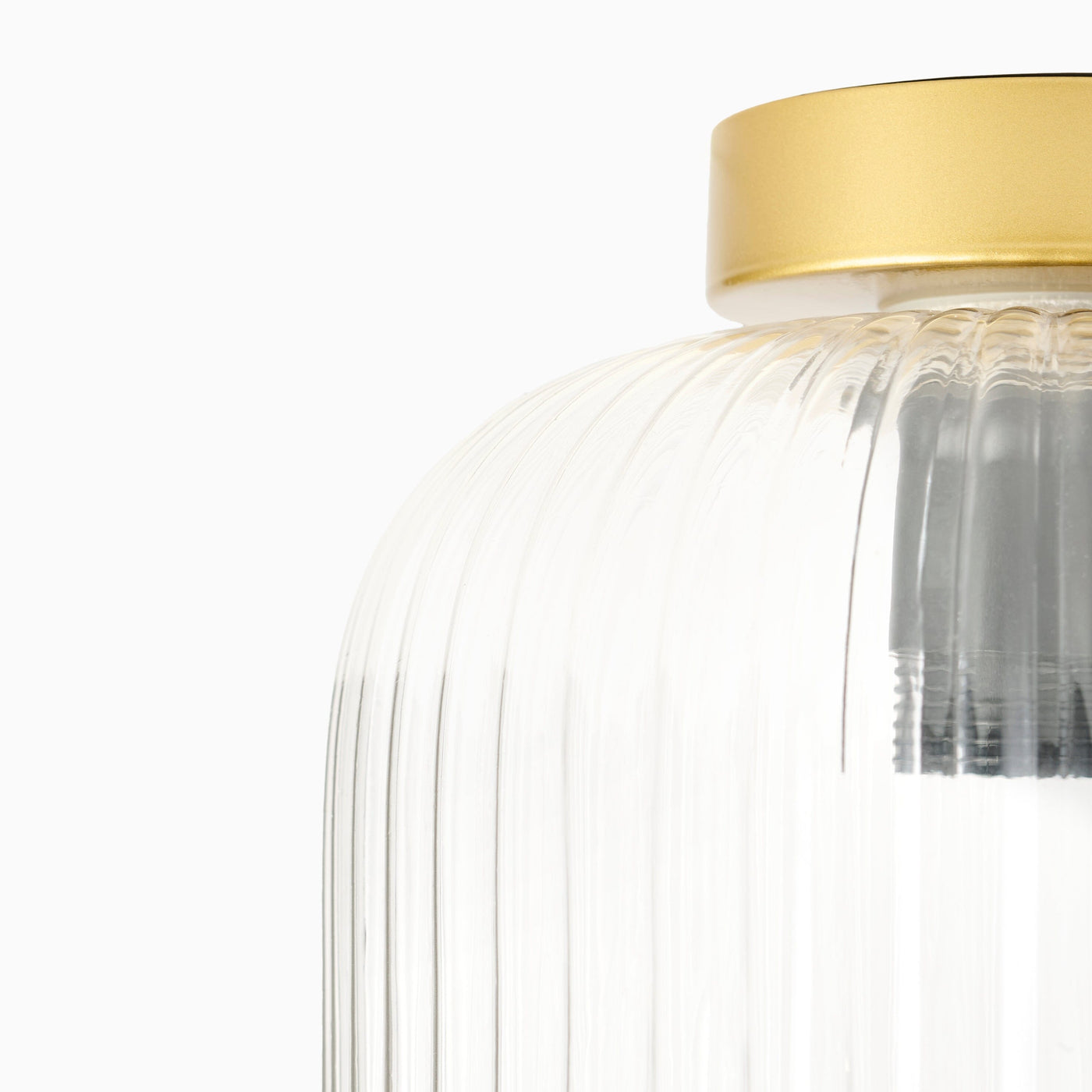 Elland 21cm Glass Pendant Light - Gold