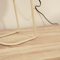 Eltham 42cm Metal Desk Lamp - Taupe