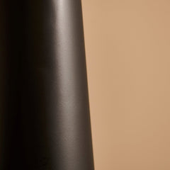 Foxcote Black Metal Floor Lamp Base - 129cm