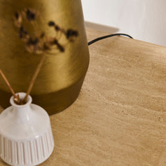 Foxcote 47cm Metal Table Lamp Base - Gold