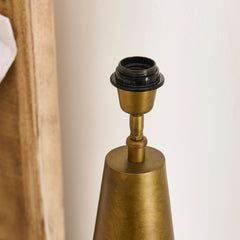 Foxcote 47cm Metal Table Lamp Base - Gold