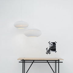 Graypants Scraplight Disc White Pendant Light